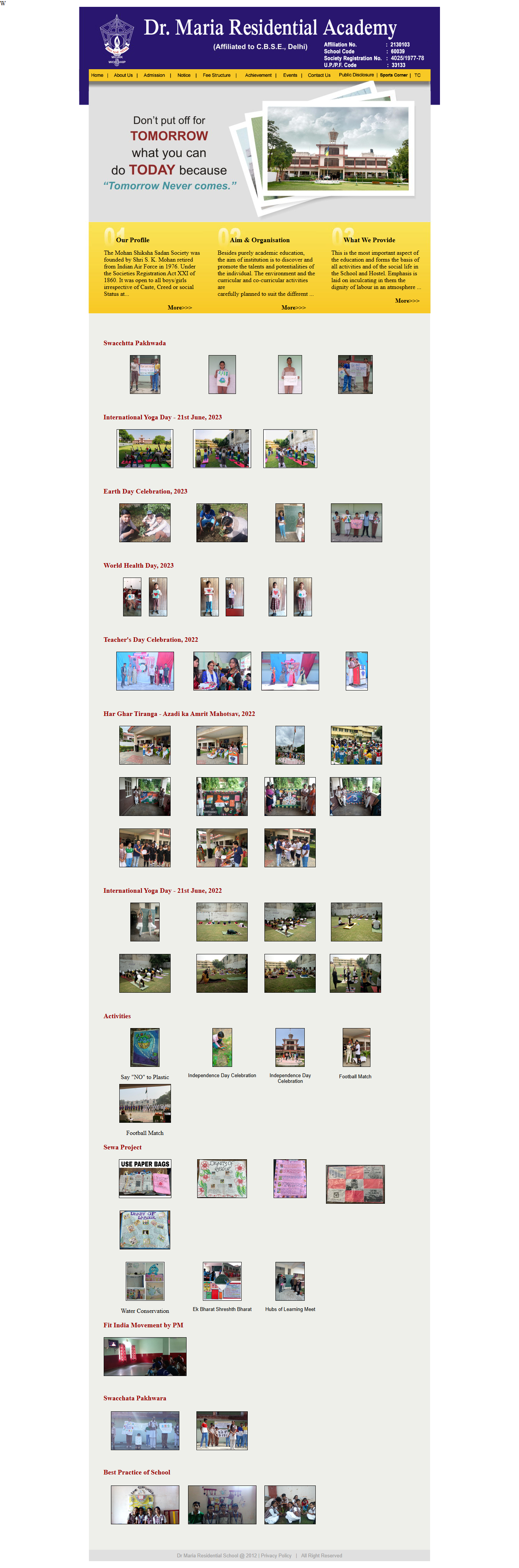 Dr. Maria Residential Academy